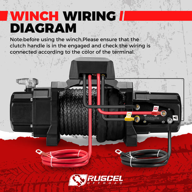 RUGCEL TANK WINCH  20000LB DC 12V/24V