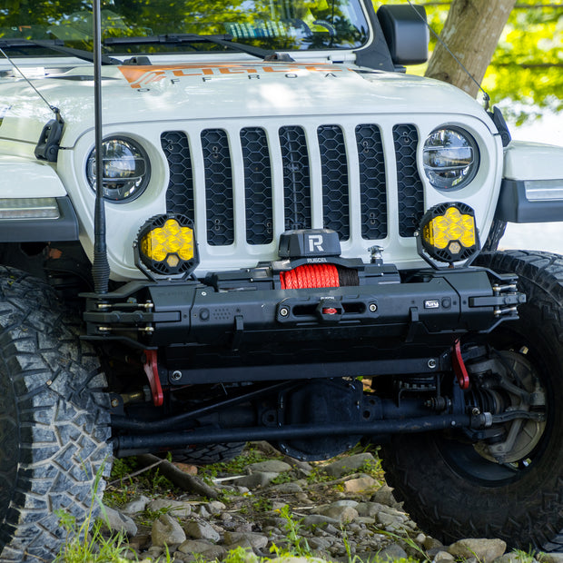 RUGCEL TANK WINCH  13500LB Red Rope
