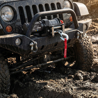RUGCEL 12V 2500LB WINCH ATV/UTV Steel Rope