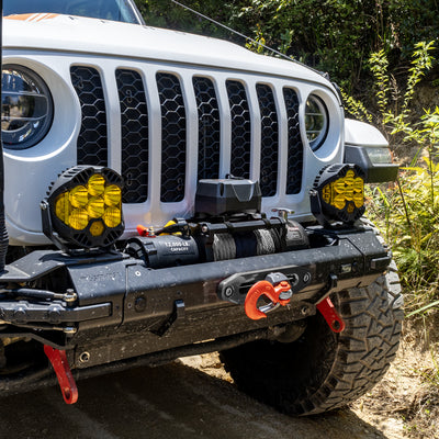 RUGCEL 12V 12000LB WINCH Black Rope