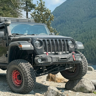 RUGCEL TANK WINCH  13500LB Red Rope