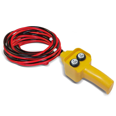RUGCEL 1100lb Folding Truck-Mounted Crane with 12V 3500lb Electric Winch