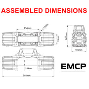 RUGCEL EMCP WINCH with Synthetic Rope