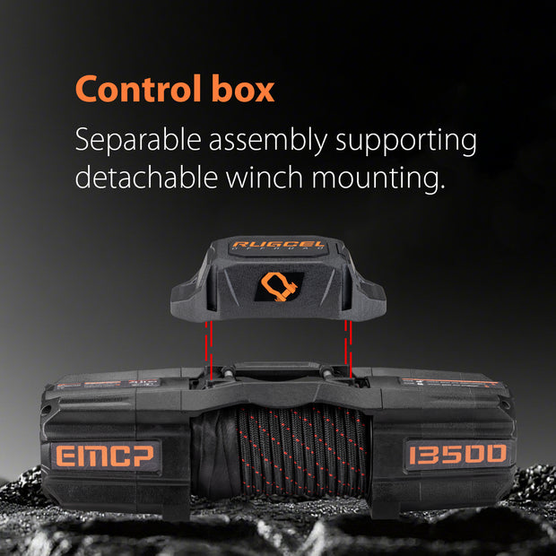 RUGCEL EMCP WINCH with Synthetic Rope