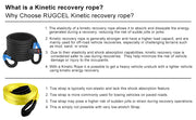 RUGCEL Kinetic Recovery Rope kit (30,360 lbs)